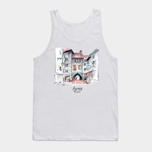 Sepulchre Gate in Old Town of Annecy, France Tank Top